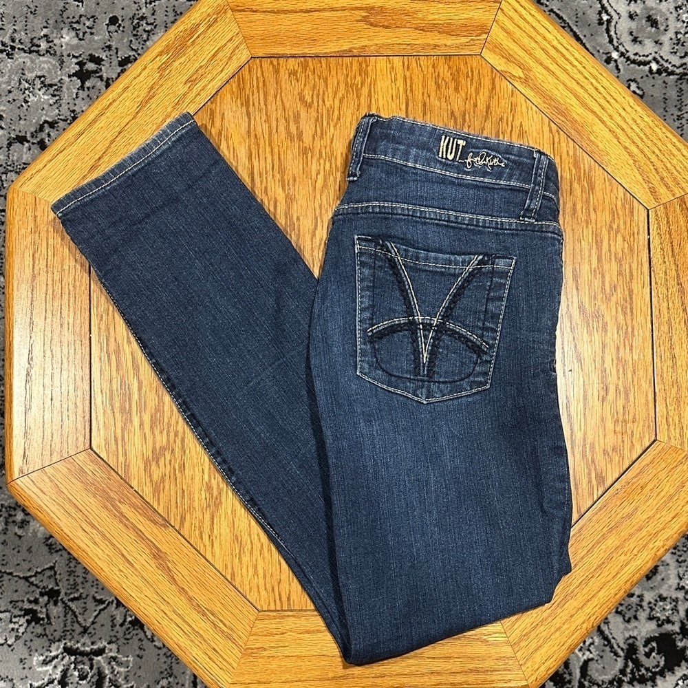*KUT FROM THE KLOTH* Dark Wash Blue Boyfriend Jeans Size 4